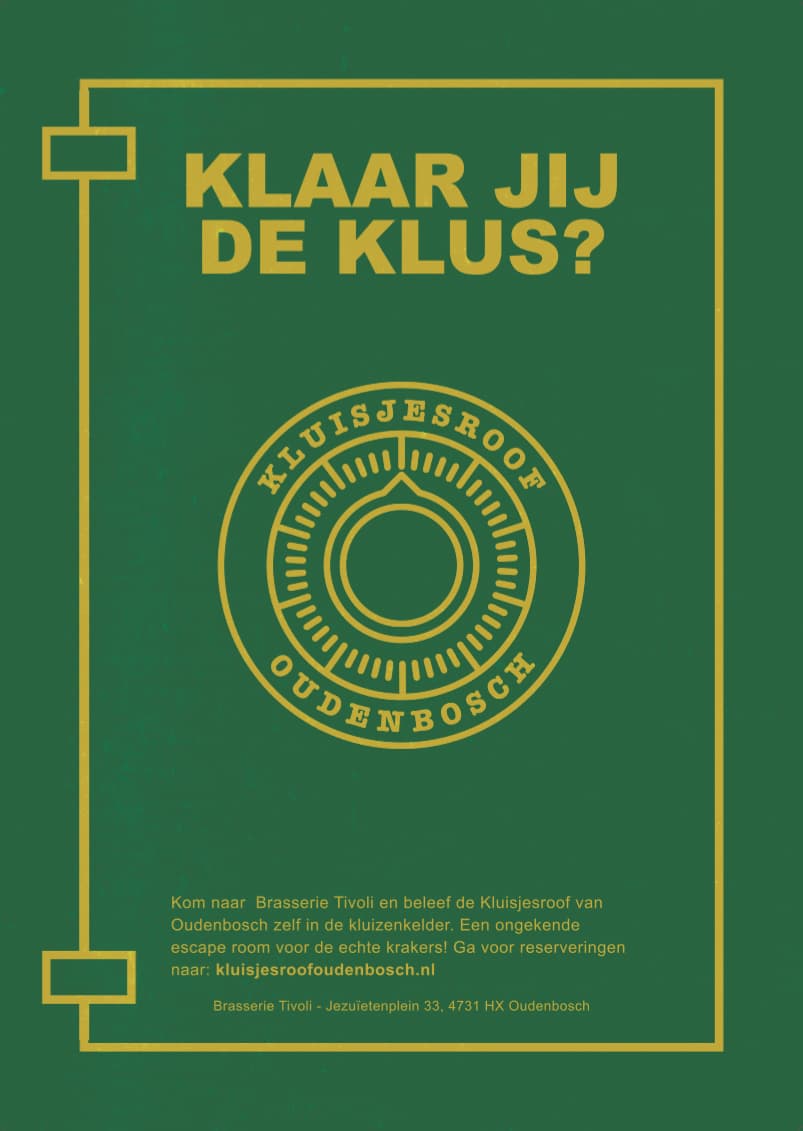 Kluisjesroof Oudenbosch escape room